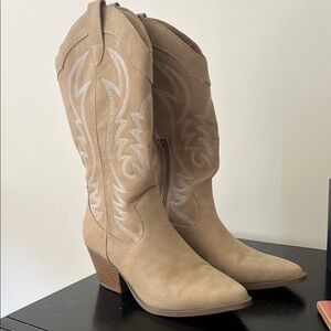 Indigo Road - Tan Western-Style Women's Boots